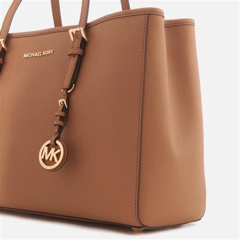 michael kors jet set large logo tote|michael kors large travel bag.